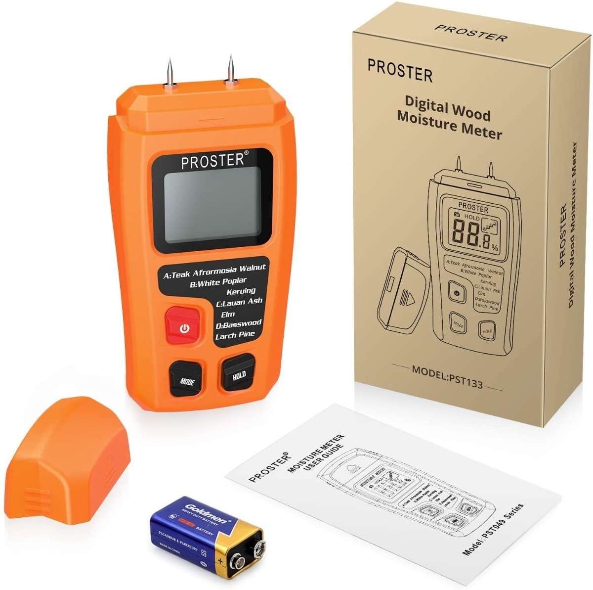 Medidor De Humedad De Madera Digital Portátil Lcd Proster - Imagen 4