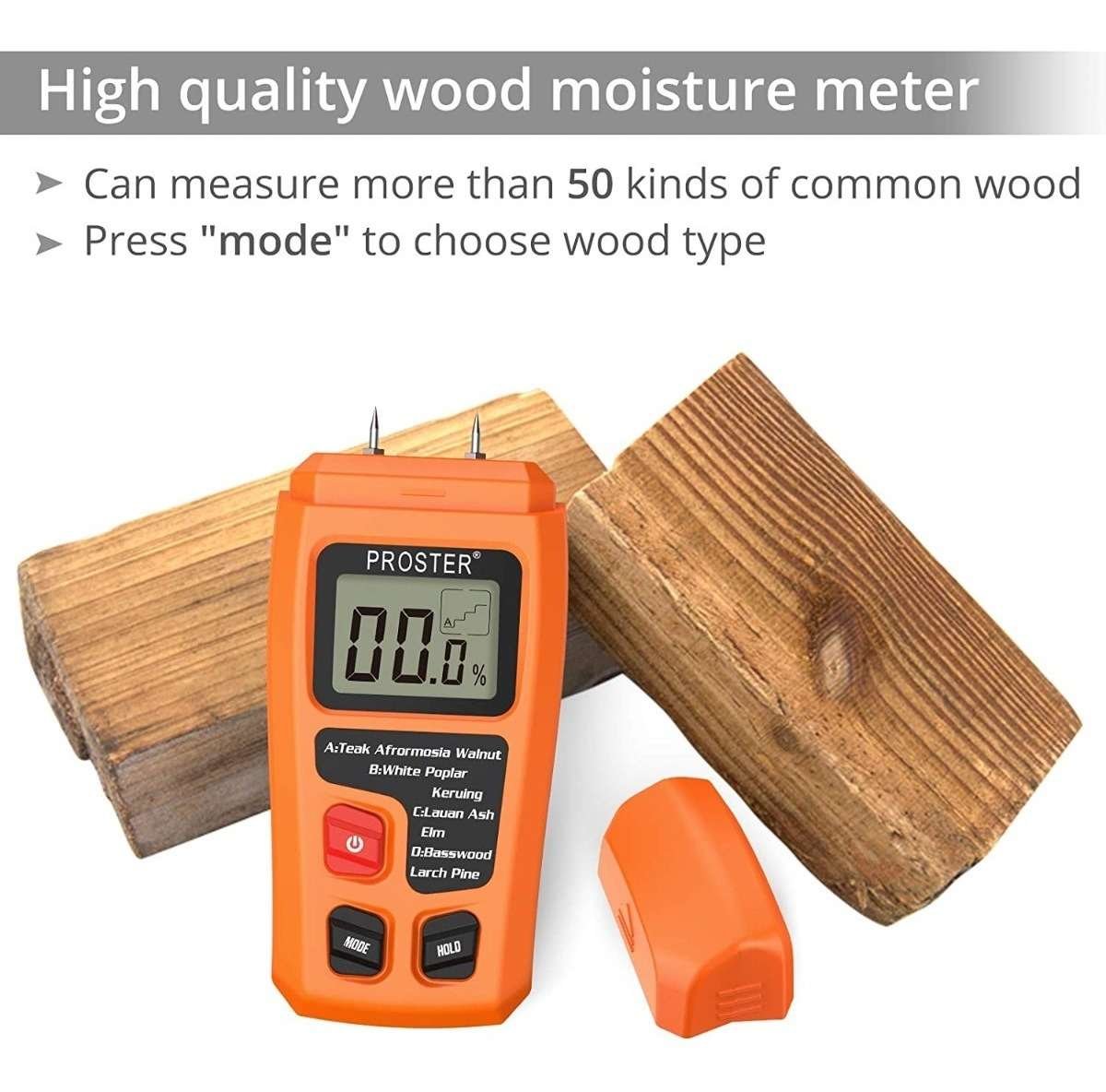 Medidor De Humedad De Madera Digital Portátil Lcd Proster - Imagen 3