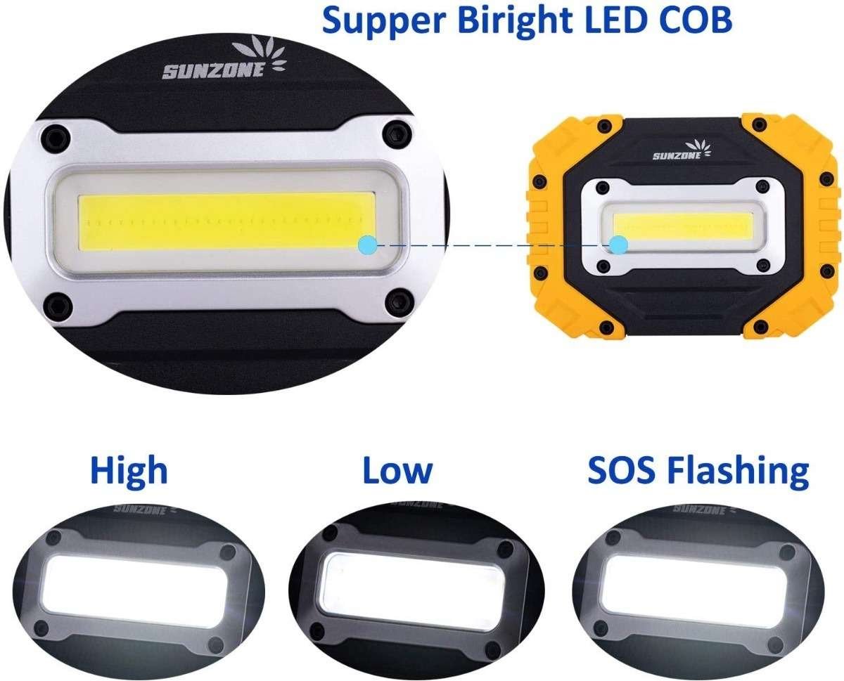 Luz De Trabajo Led Portátil, Sunzone - Imagen 3
