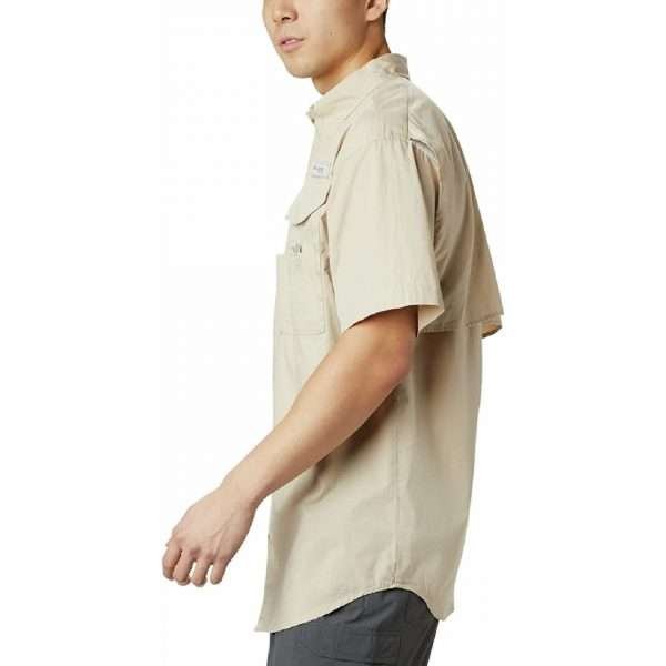 Camisa Columbia Bonehead Hombre Manga Corta - Beige - Imagen 4