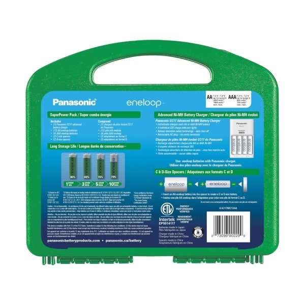 Set Kit Baterías Recargables Eneloop Panasonic - Imagen 2