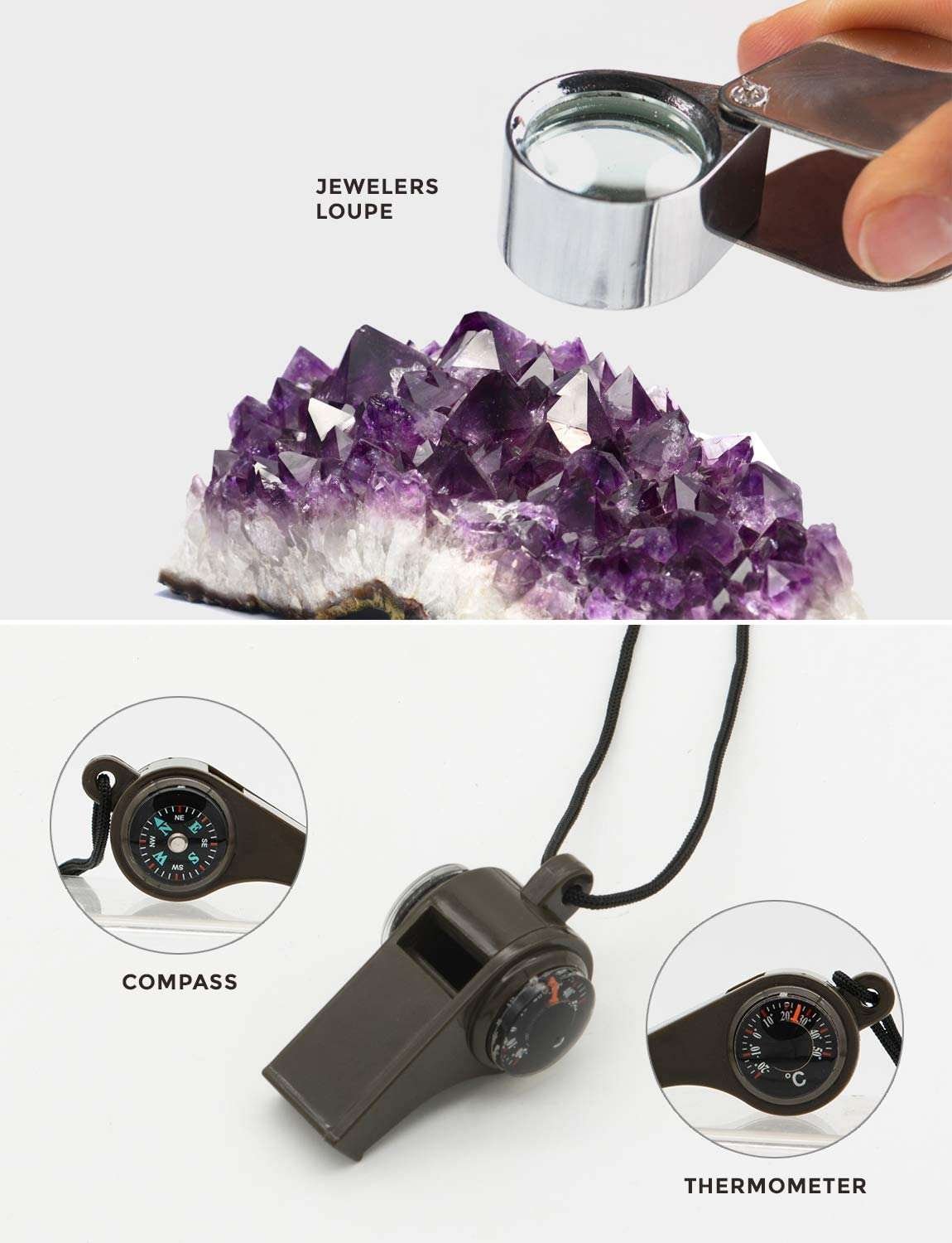 Kit profesional trabajo en campo de Geológia incluye 15 piezas - Imagen 4