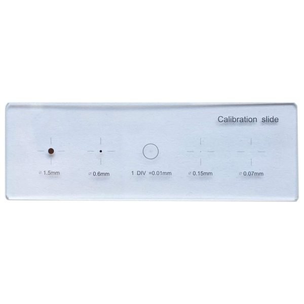 Portaobjeto Con Regla De Calibración Para Microscopio 0.01mm - Imagen 2