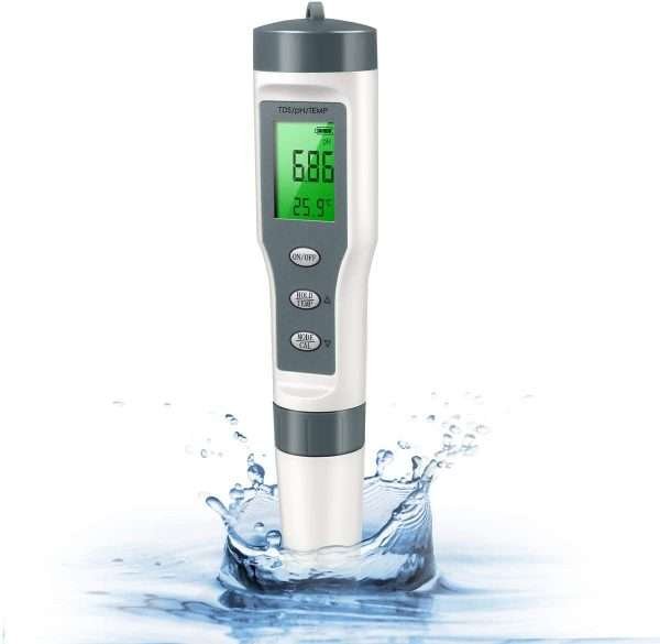 Medidor De Ph, 3 En 1 Tds/ Ph/ Temperatura