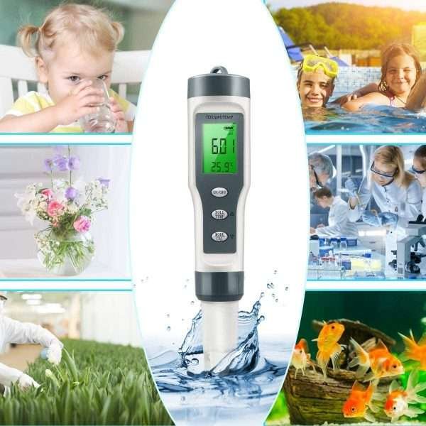 Medidor De Ph, 3 En 1 Tds/ Ph/ Temperatura - Imagen 5