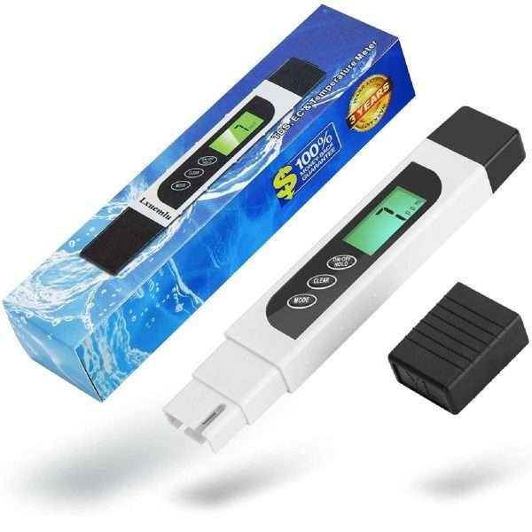 Medidor TDS, EC Y Temp 3 En 1 Prueba Pureza Del Agua Potable - Imagen 2