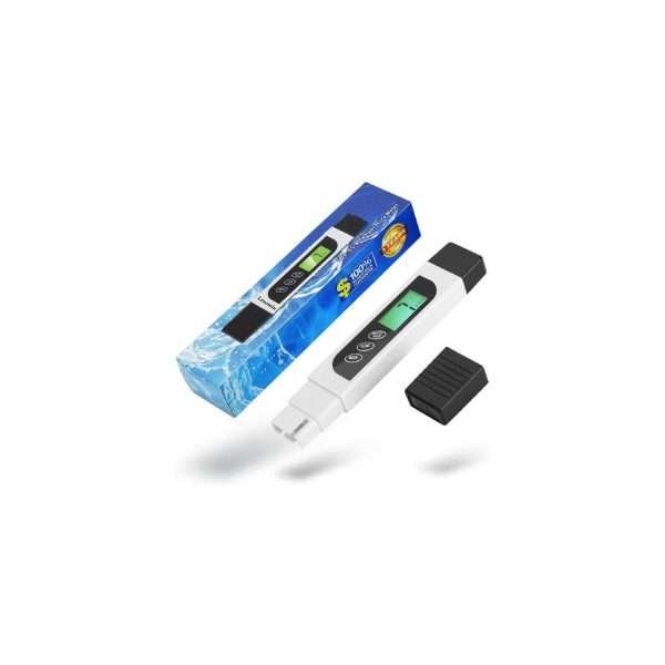 Medidor TDS, EC Y Temp 3 En 1 Prueba Pureza Del Agua Potable
