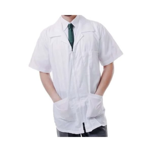 Bata De Laboratorio Unisex / Manga Corta