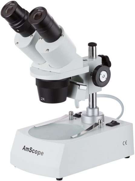 Microscopio Estéreo Binocular Amscope Aumento De 20x Y 40x - Imagen 4