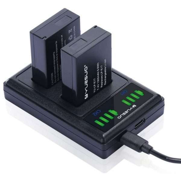 Cargador Y Baterías De Repuesto Para Cámara Canon - Imagen 2