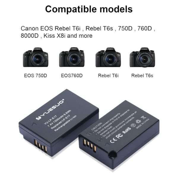 Cargador Y Baterías De Repuesto Para Cámara Canon - Imagen 3
