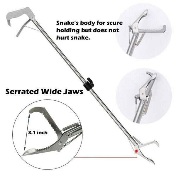 Pinza Plegable Herpetología Serpientes 130 Cm - Imagen 6