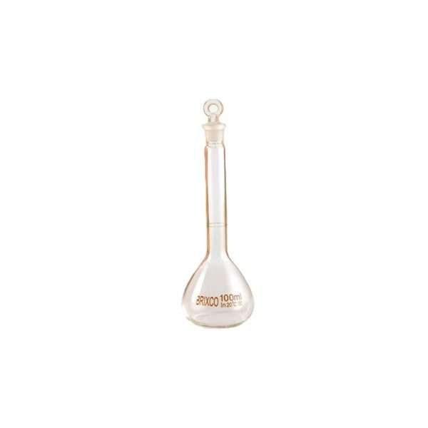 Balón Volumétrico Con Tapón De Vidrio Claro 250 Ml