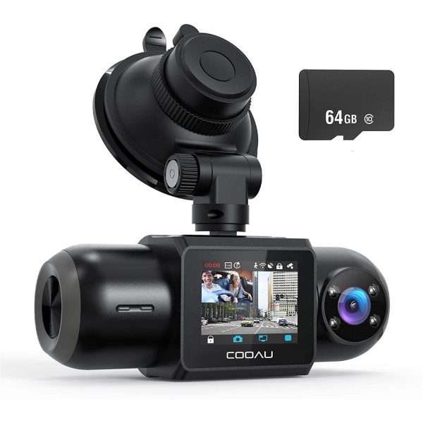 Cámara Para Carro Dual Fhd 1080p Y Sd De 64 Gb Incluida - Imagen 2