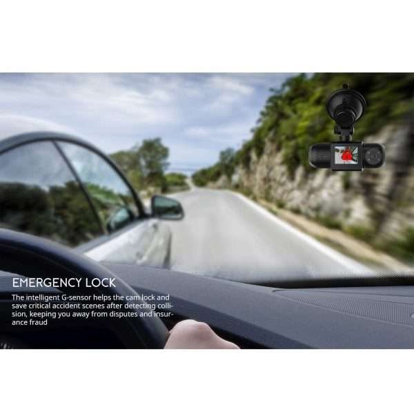 Cámara Para Carro Dual Fhd 1080p Y Sd De 64 Gb Incluida - Imagen 6