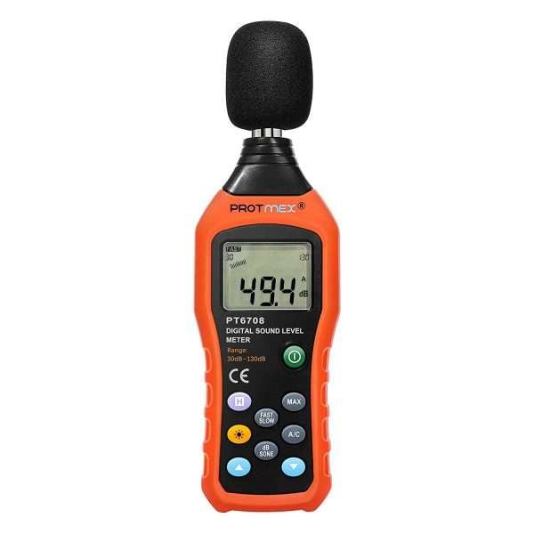 Medidor De Ruido Digital Protmex Pt02 30db/130db - Imagen 2