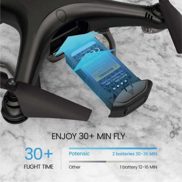 Drone Potensic D58 4k Cuadricóptero Rc Retorno Automático - Imagen 3