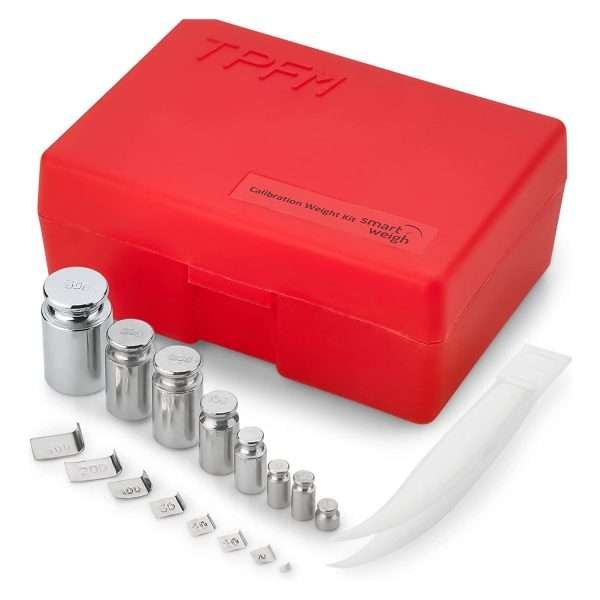 Kit Pesas Calibración Balanza 50g, 2x20g, 10g, 5g, 2x2g, 1g