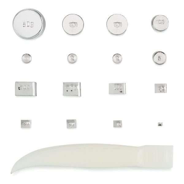 Kit Pesas Calibración Balanza 50g, 2x20g, 10g, 5g, 2x2g, 1g - Imagen 4