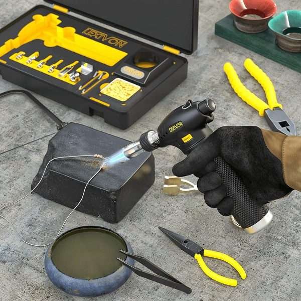 Juego De Soplete De Butano Para Soldadura Lexivon 12 Piezas - Imagen 4