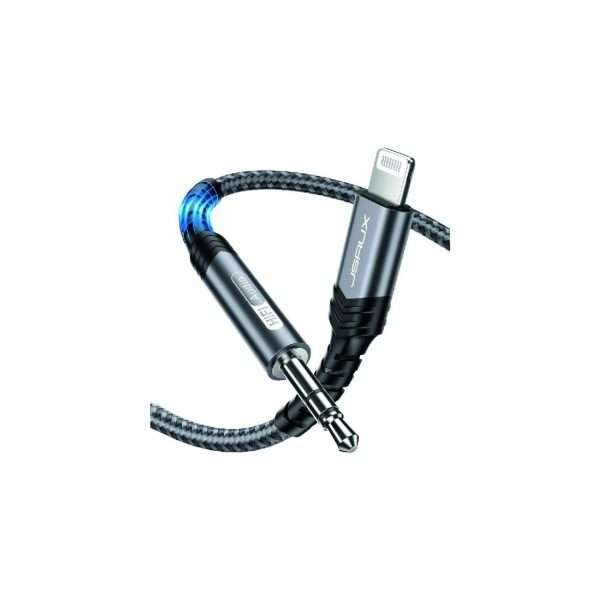 Cable Lightning A Audio 3.5mm Jsaux De 1.83 Mt iPhone