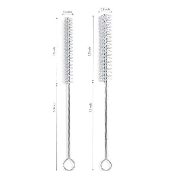 Juego De 6 Pipetas Graduadas De Vidrio Con Tapas Y Cepillos - Imagen 3