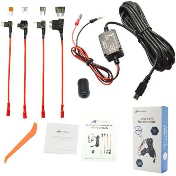 Kit Cableado Mini Usb 3.5 Mts Para Cámaras De Carro Meknic - Imagen 2