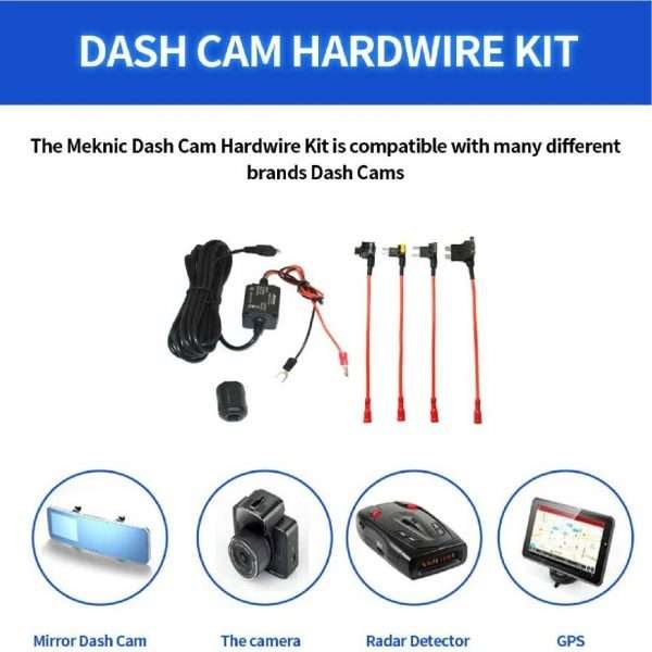 Kit Cableado Mini Usb 3.5 Mts Para Cámaras De Carro Meknic - Imagen 3