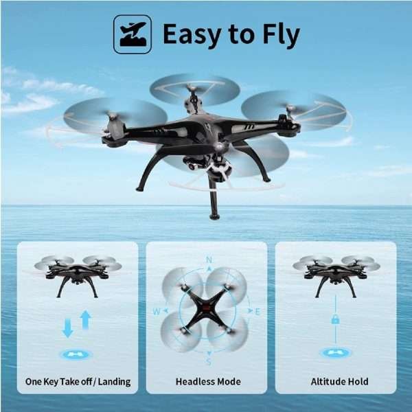 Drone Cuadricoptero Sin Cabeza 2.4 Ghz 4 Ch 6 Ejes Cámara Hd - Imagen 3