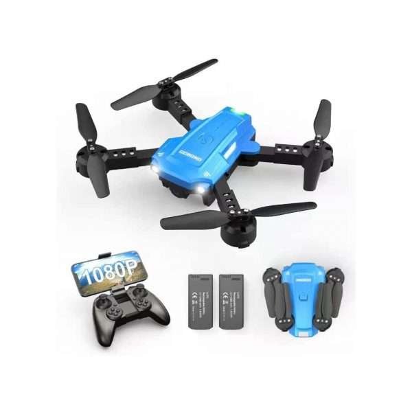 Mini Drone Rc Para Niños Con Cámara Hd 1080p 2 Baterías