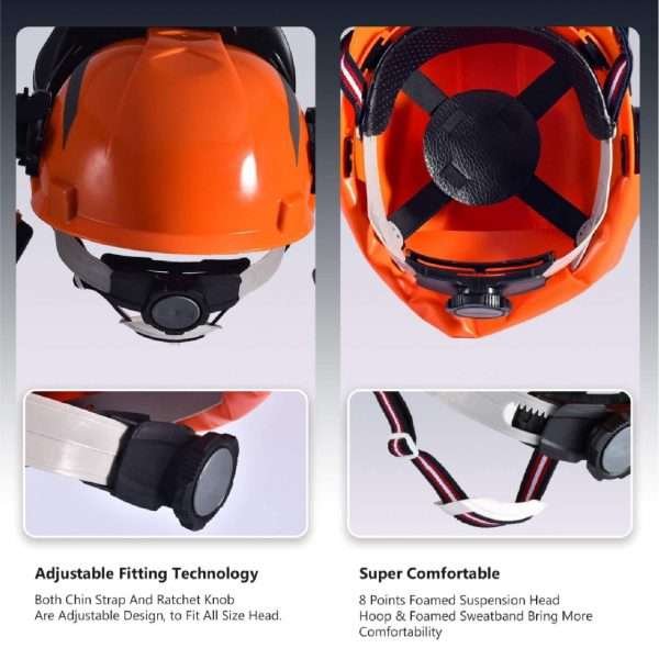 Casco De Seguridad Motosierrista Estilo Forestal Safeyear - Imagen 5