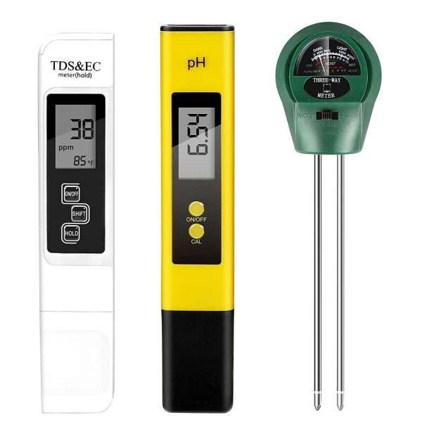 Kit Medidores De Ph, Tds Ppm Agua Y Medidor Ph De Suelo - Imagen 2