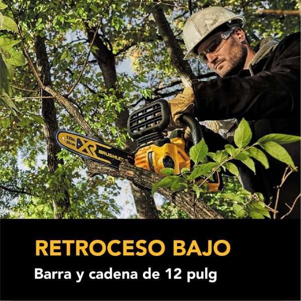Motosierra eléctrica DEWALT DCCS620B 20V MAX 12 pulg - Alquiler - Imagen 3
