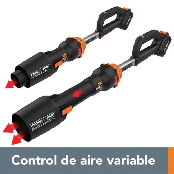 Soplador De Hojas Inalámbrico De 20 V Con Motor Worx Leafjet - Alquiler - Imagen 3