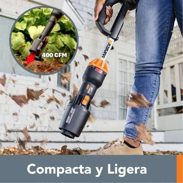 Soplador De Hojas Inalámbrico De 20 V Con Motor Worx Leafjet - Alquiler - Imagen 5