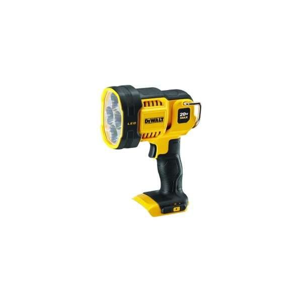 Linterna LED DEWALT DCL043 Máxima 20V, Cabeza Pivotante – Alquiler