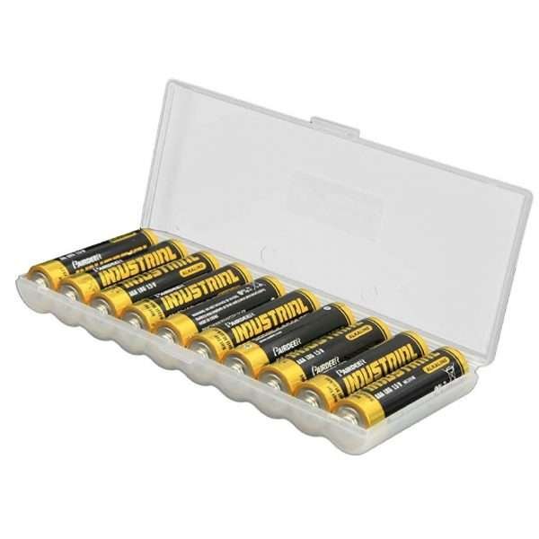Estuche Caja Organizadora De Baterias AAA Para 10 Pilas - Imagen 2