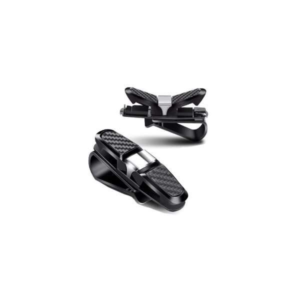 Soporte De Lentes Para Visera De Automóvil Con Doble Clip