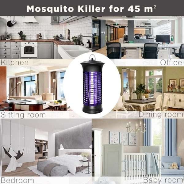 Lámpara Eléctrica Portátil Mata Insectos Huntingood - Imagen 4