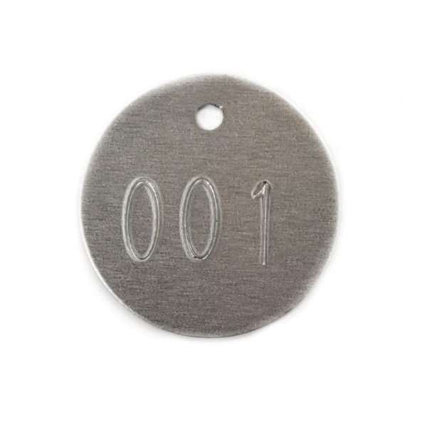 Láminas Aluminio Para Marcaje De Árboles Numeradas 1 Al 100 - Imagen 2