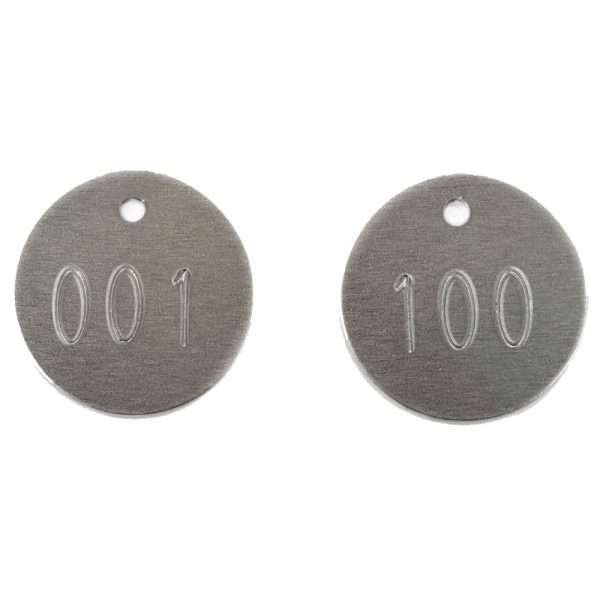 Láminas Aluminio Para Marcaje De Árboles Numeradas 1 Al 100 - Imagen 3