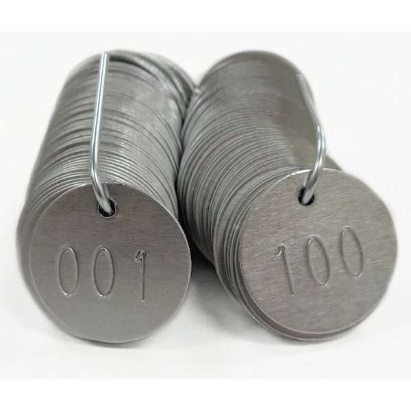 Láminas Aluminio Para Marcaje De Árboles Numeradas 1 Al 100 - Imagen 4