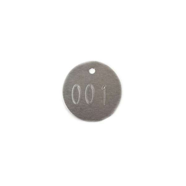 Láminas Aluminio Para Marcaje De Árboles Numeradas 1 Al 1000