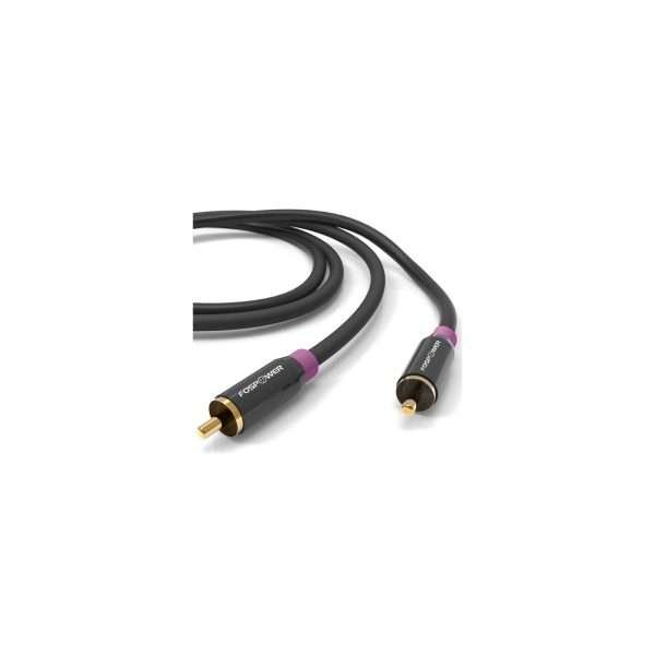 Cable Estéreo De Audio Rca A Rca, Macho A Macho 3 Metros