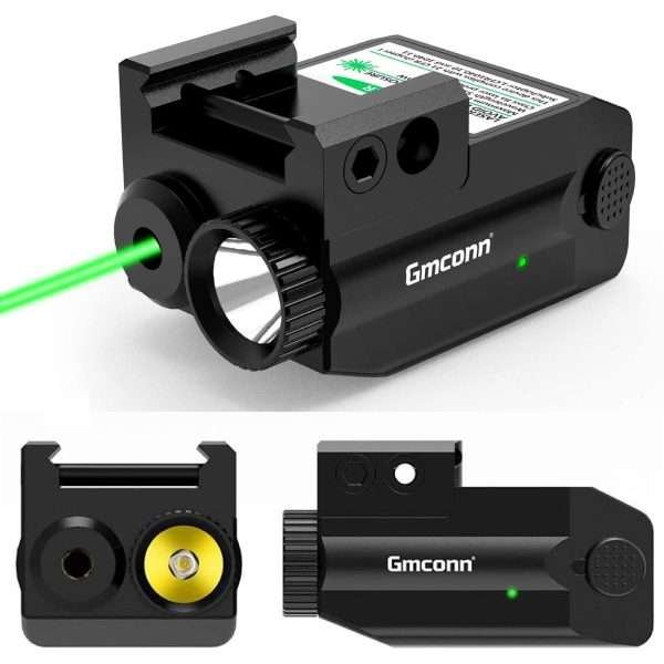 Mira Láser Con Linterna Táctica Compacta De Arma - Imagen 2