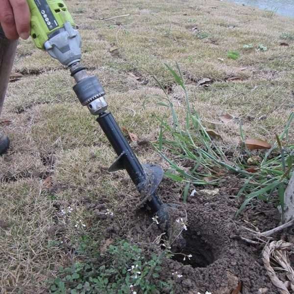 Broca Barreno Para Jardinería 2 Piezas Más Etiquetas - Imagen 5