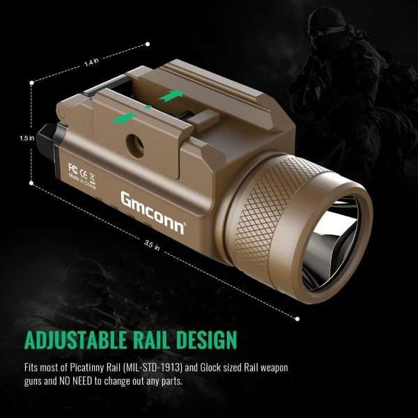 Linterna Compacta De 1200 Lúmenes De Arma - Imagen 3