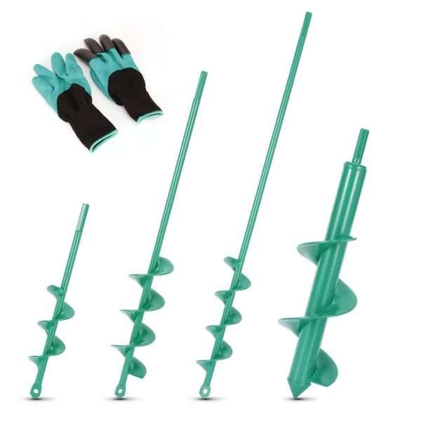 Broca Barreno En Espiral Para Jardinería 4 Unidades - Imagen 2
