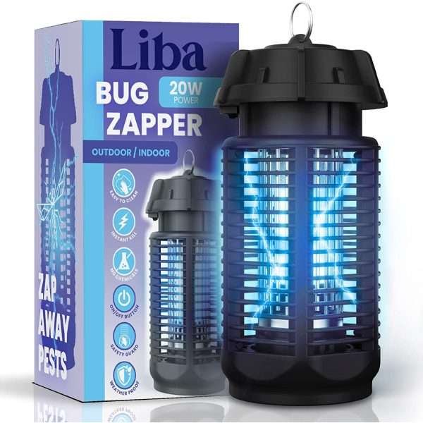 Lámpara Eléctrica Mata Moscas E Insectos, Impermeable 4000 V - Imagen 2