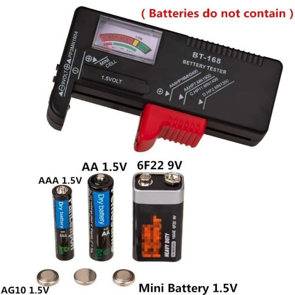 Tester Universal Para Pilas De Botón Aa/aaa, C/d/9v/1.5v - Imagen 3